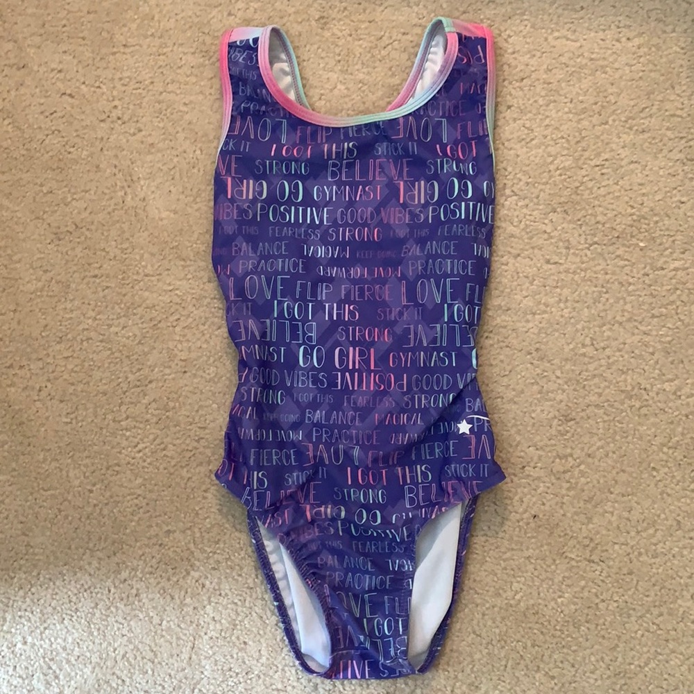 Destira Kids Gymnastics Leotard Size YL